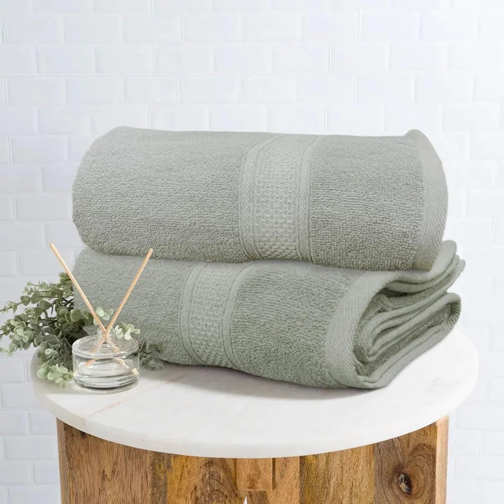 Luxe Home Cotton Bath Towel 450 GSM Quick Dry Large Size Bathroom Towels for Men & Women, Home, Kitchen, Gym, Spa